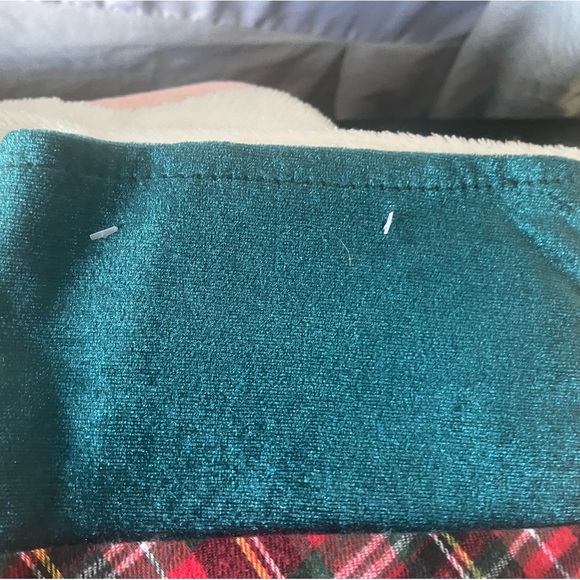 Beautiful black Santa Christmas stocking. FAST SHIPPING! - Picture 4 of 5